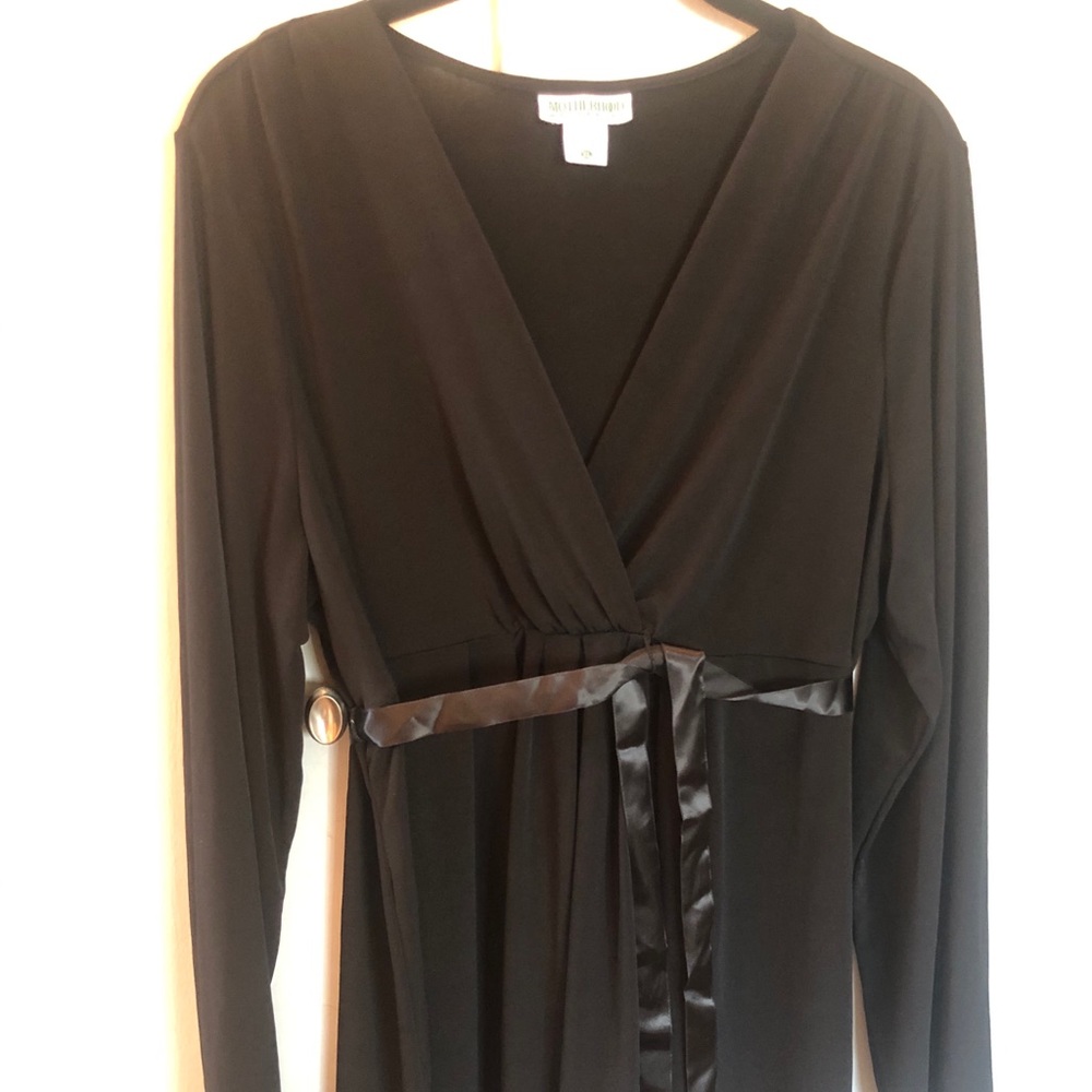 Motherhood Maternity black blouse